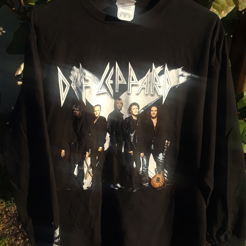 Vintage Def Leppard Band Tour 2002 Tshirt sz M
